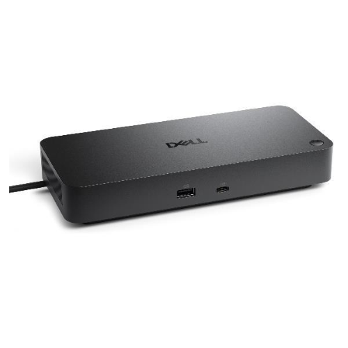 DELL Pro Dock WD25Z, Cablato, USB 3.2 Gen 2 (3.1 Gen 2) Type-C, 130 W, 2500 Mbit/s, Nero, 1,25 Gbit/s